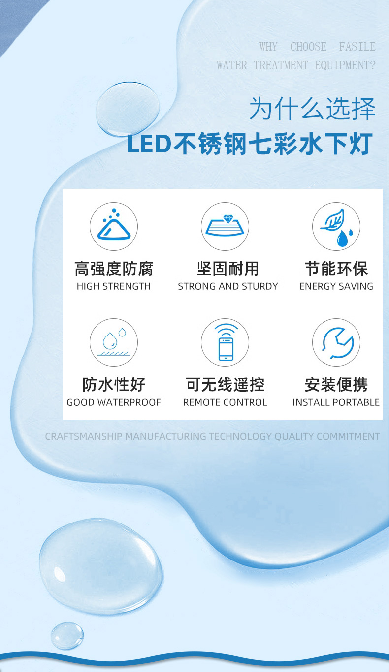 法思樂LED不銹鋼七彩壁掛燈(圖2)